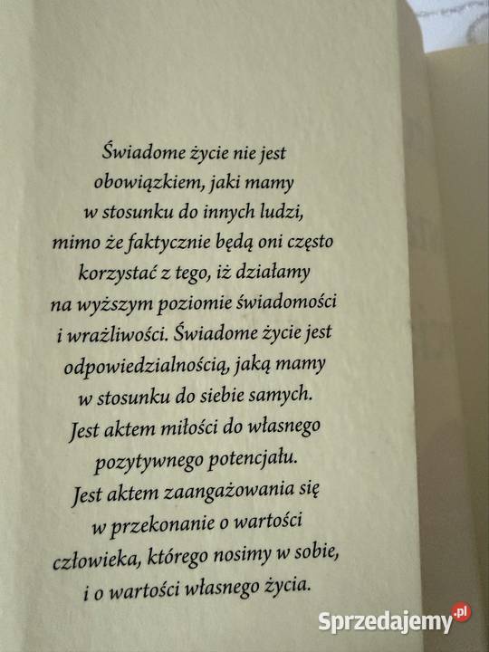 Nathaniel Branden Sztuka świadomego życia Feeria śląskie Czerwionka-Leszczyny