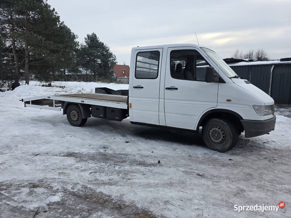 Mercedes Sprinter 312D laweta FVAT 23 swietny