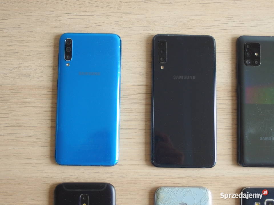 9 uszkodzone smartfony SAMSUNG na części Żory