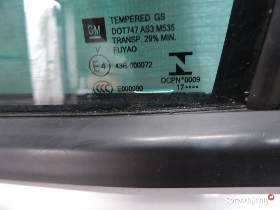 DRZWI LEWY TYŁ KOMPLETNE OPEL CROSSLAND X Z40R