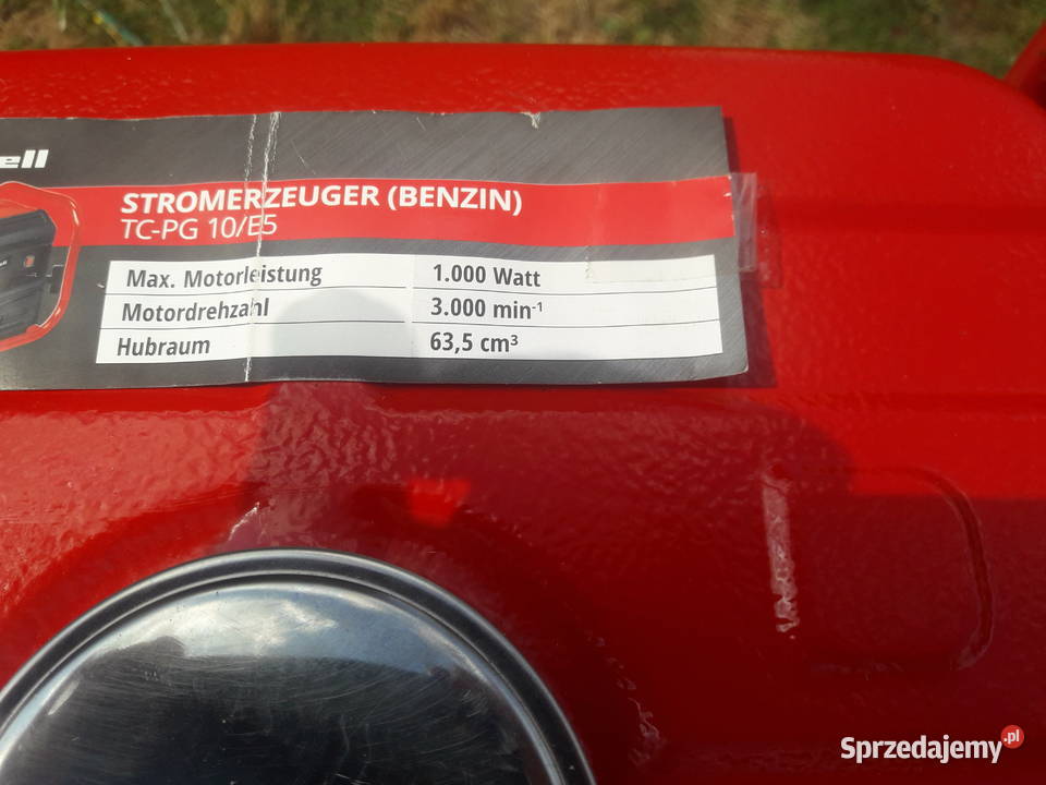 Generator prądu Einhell TCPG 10E5 benzyna 1000 W Miłosław
