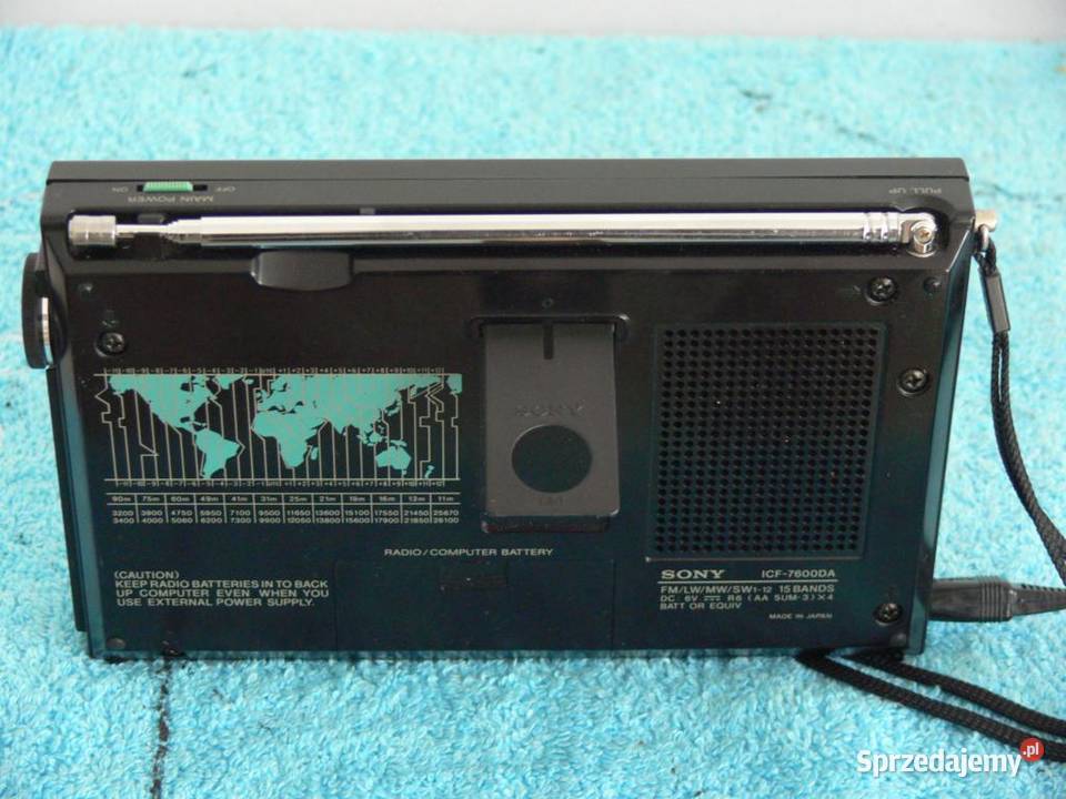Radio globalne Sony ICF7600DA 15 zakresów Radioodtwarzacze Jasło