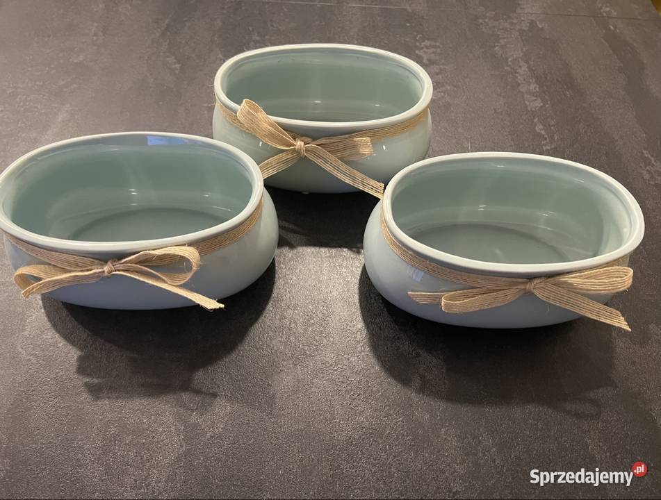 Trzy doniczki błękitne Wodzisław Śląski