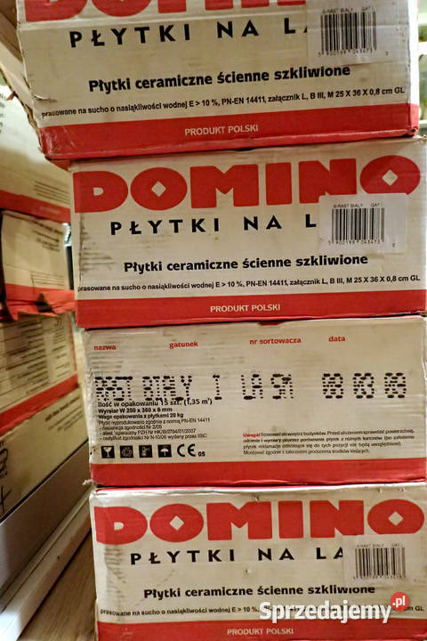 płytki ścienne kaszmirowe Domino 25x36 54 486 m2 Poznań