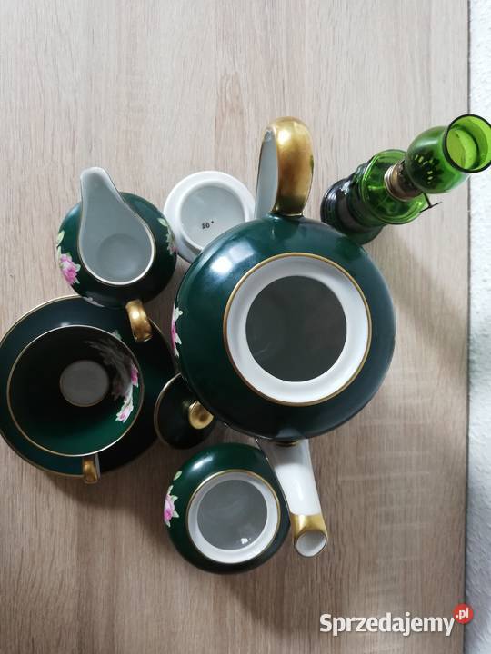 Kolekcjonerska porcelana zieleń Gorlice