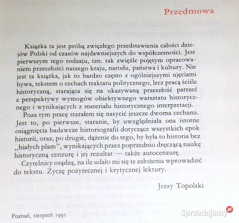 Historia Polski Jerzy Topolski Chełm