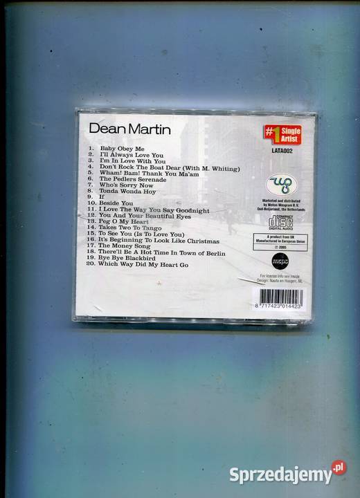 Dean Martin Baby Obey Me Płyta CD 1 płyta zachodniopomorskie Szczecin