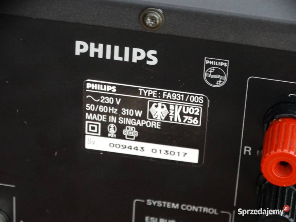 Wzmacniacz Philips AF931 moc 310 wat WYSYŁKA Jasło
