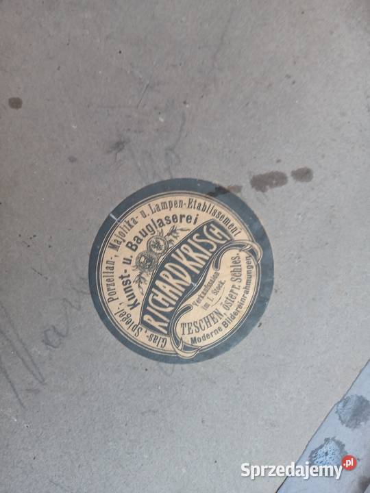 Litografia secesja Cieszyn Gdów