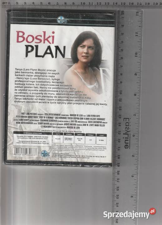 Boski plan Lara Flynn Boyle DVD Pruszków