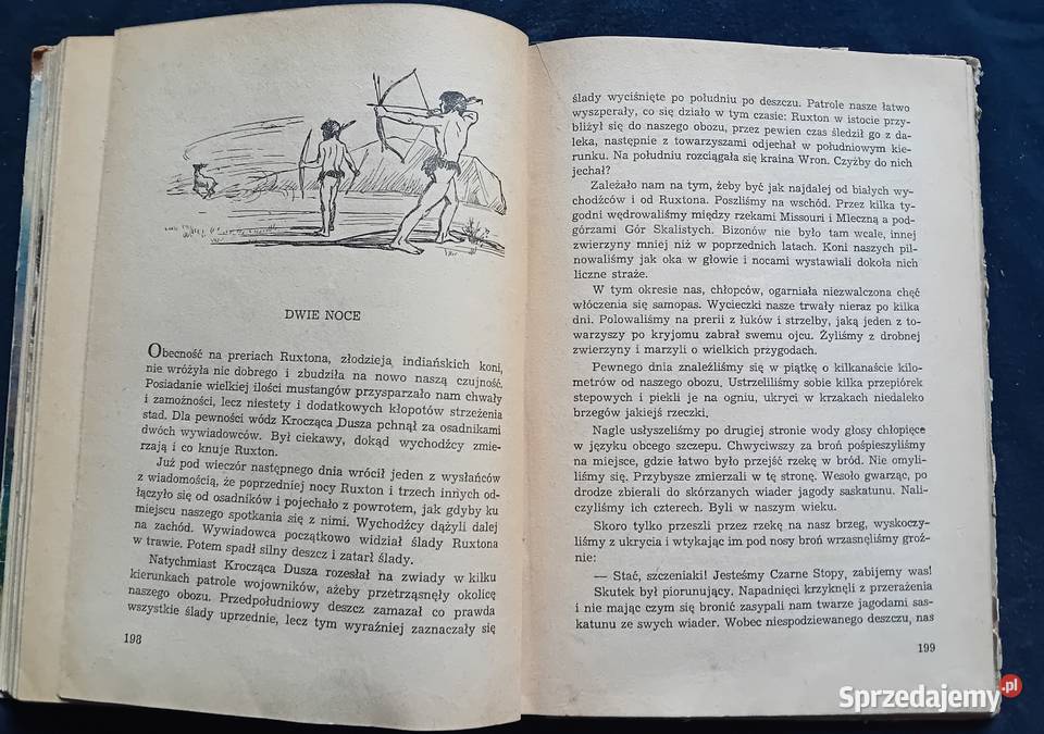 Arkady Fiedler Mały Bizon Iskry 1953 r Wydanie