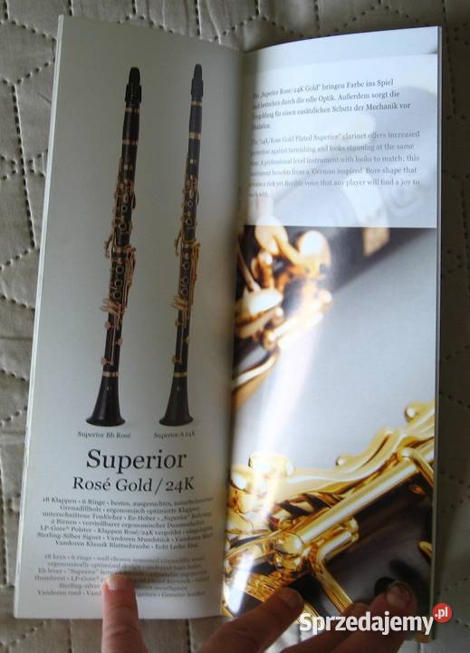 F Arthur Uebel French System Clarinets catalog Kępice