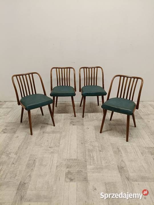 krzesła Suman Czechosłowacja lata 6070te vintage łódzkie Radomsko