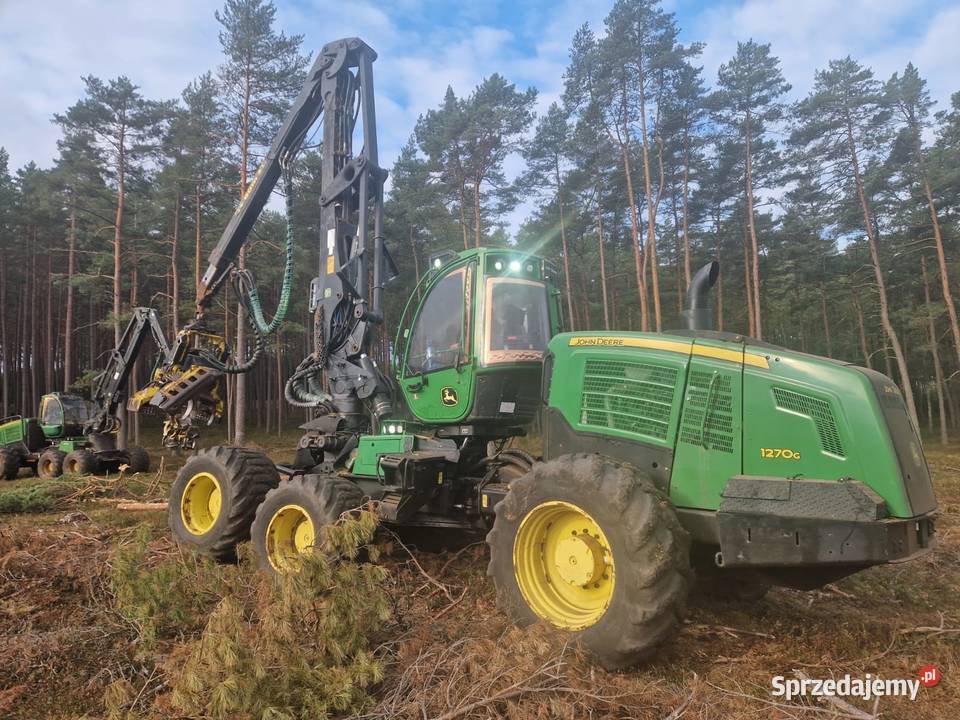 Harvester John Deere 1270G H414 2016r dzwig 114m Trzebielino
