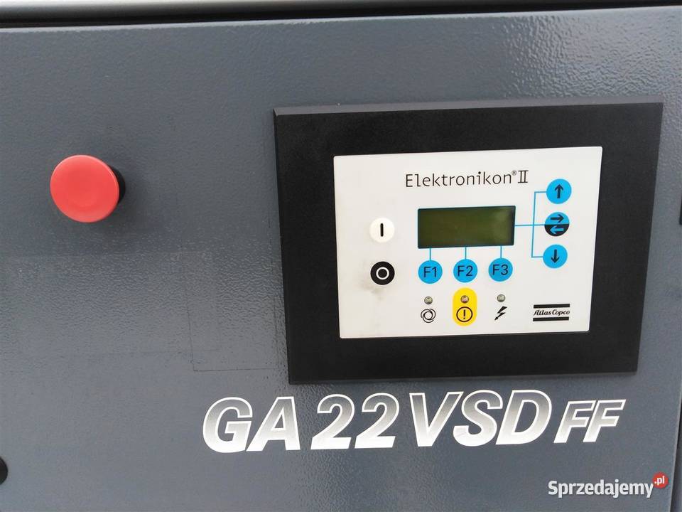 Sprężarka śrubowa ATLASCOPCO GA22VSDFF 22 kW