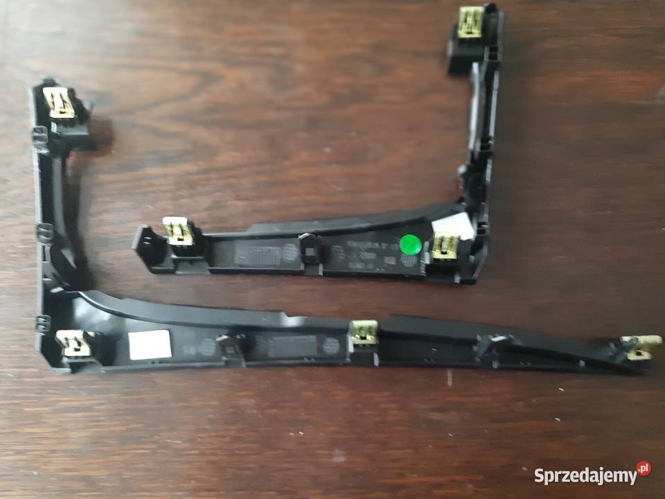 Dekory deski rozdzielczej mokka czarny polysk Kijany