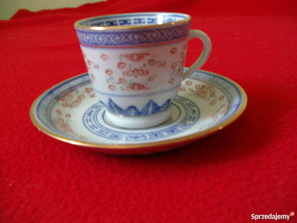 Dwie piękne filiżanki ze spodeczkami Warszawa sprzedam