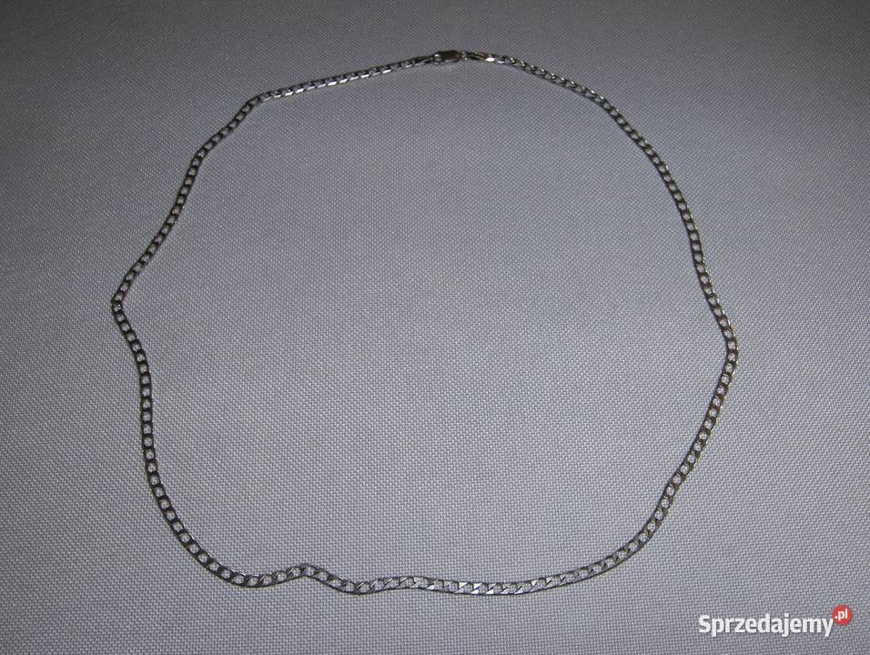 Srebrny łańcuszek Italy Kwadratowa Cubana 505 74 Łódź