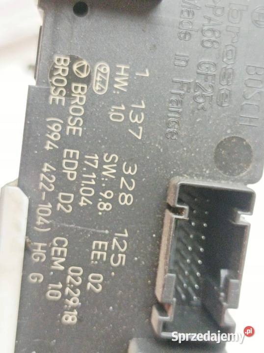 SILNICZEK SZYBY LEWY PRZÓD 1137328125 0130822200 sprzedam