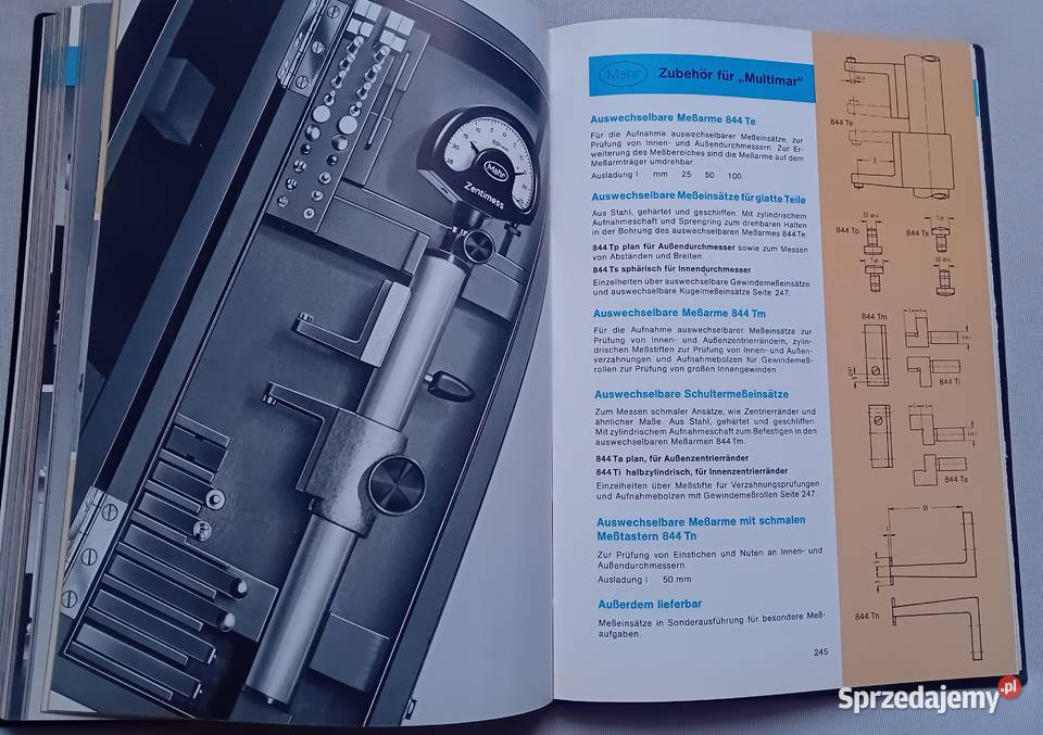 Mahr Feinmessgeraete und Lehren Katalog urządzeń