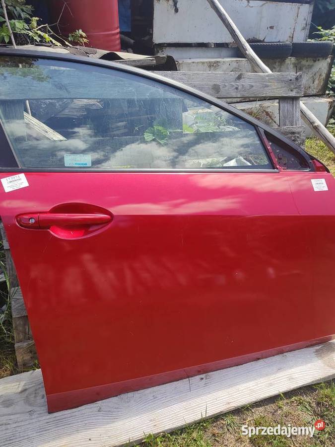 Drzwi Mazda 3 II bl 2013r prawy przód z szybą Lubaczów