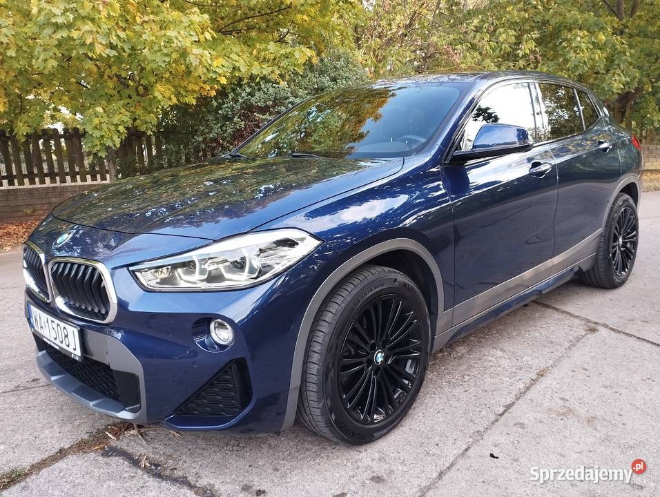 BMW X2 28I 231 2018 77 przebiegu granatowy Warszawa sprzedam