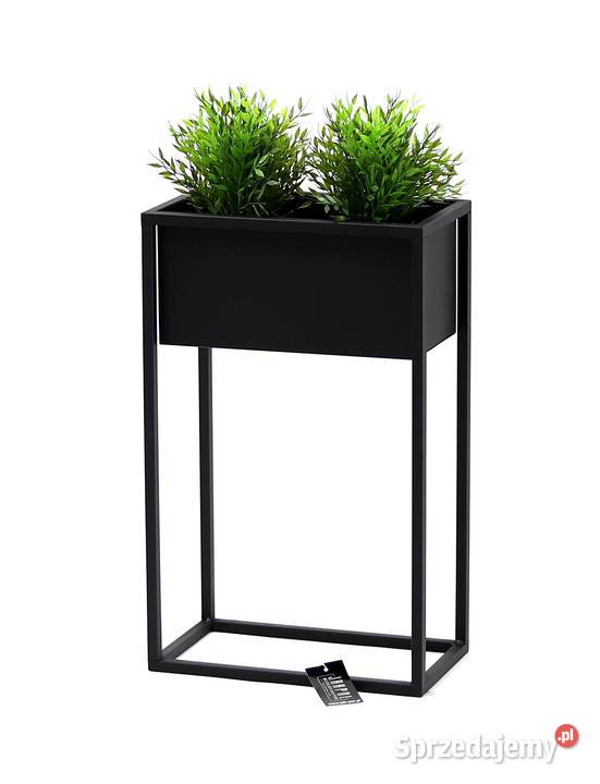 Kwietnik Metalowy Stojak 60x40 skrzynka LOFT mazowieckie Sobienie-Jeziory