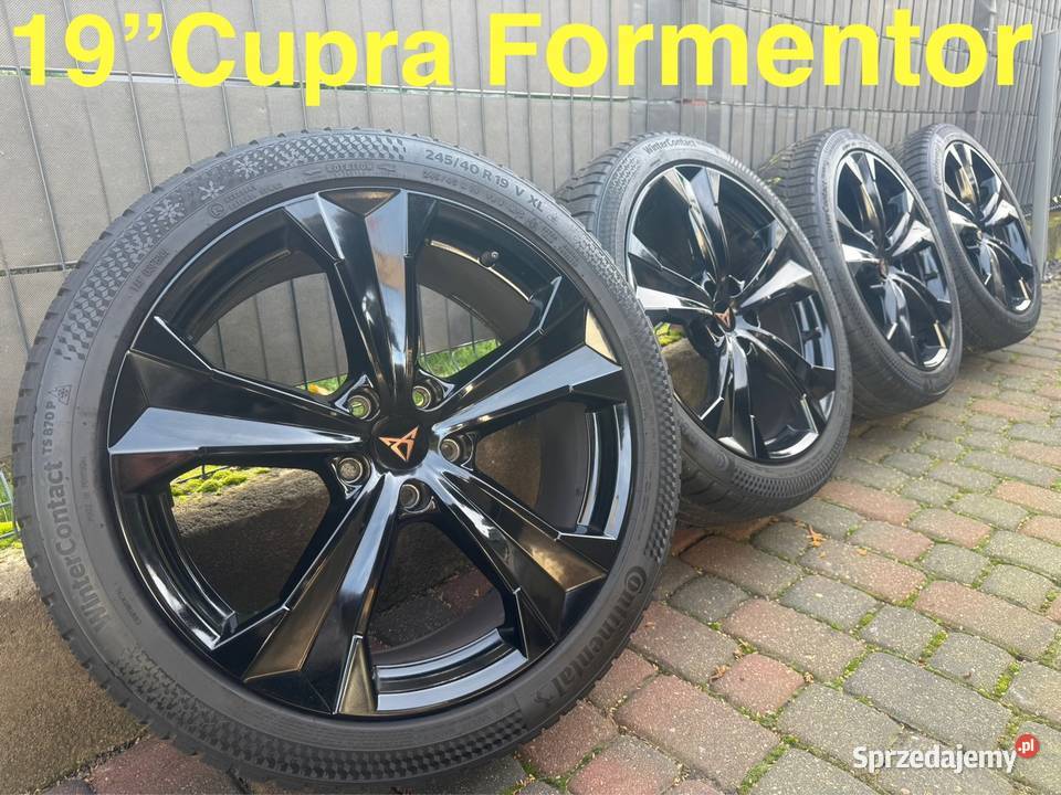 Zimowe 19 Cupra Formentor kola felgi komplet wielkopolskie Lubasz