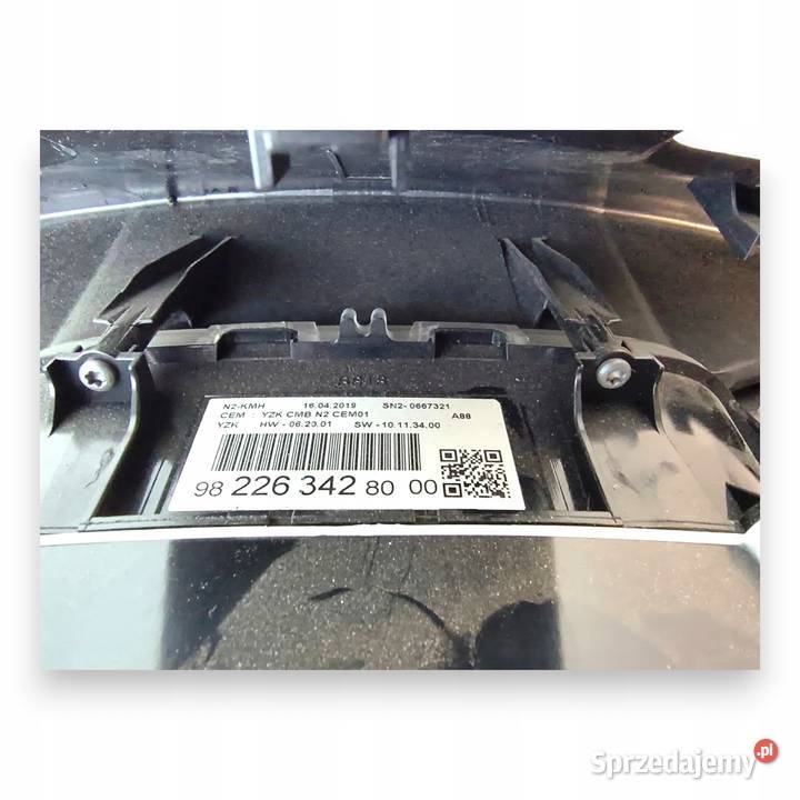 LICZNIK ZEGARY 9822634280 Citroen C3 Aicross 12 Chełm sprzedam