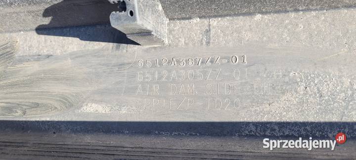 MITSUBISHI ASX LEWY PRÓG LISTWA PROGOWA LEWA osobowe Ruda Śląska sprzedam