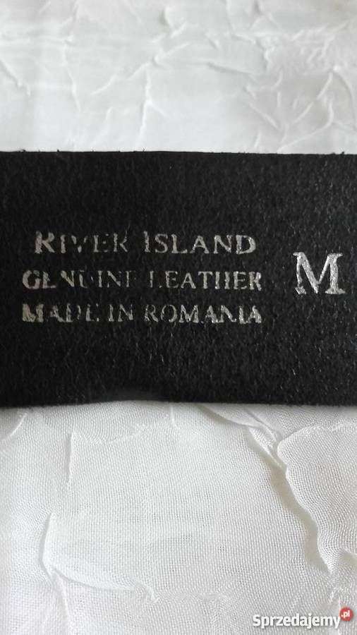 WŁOSKI CZARNY PASEK ZE SKÓRY NATURALNEJ wielkopolskie Piła