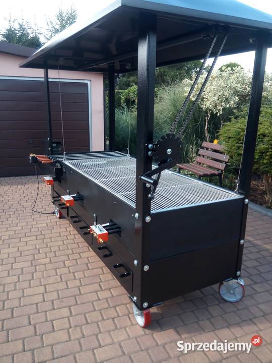 Gastronomiczny grill cateringowy gazowy węglowy Damasławek