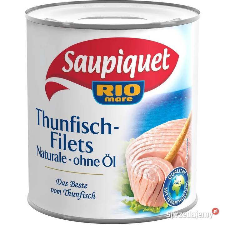 Saupiquet filety z tuńczyka naturale w puszce Świdnica