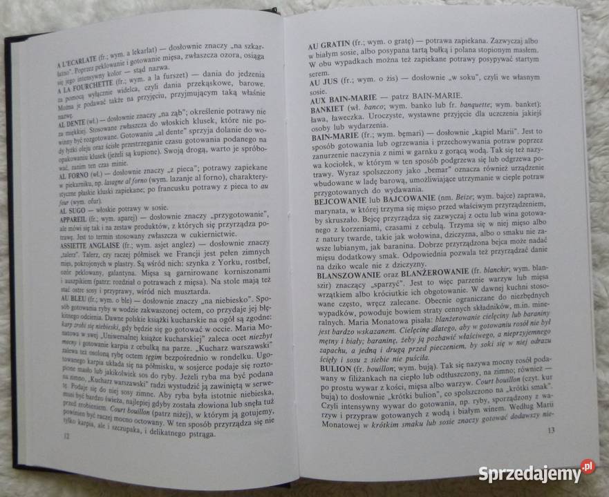 Encyklopedia kulinarna Alina KwapiszKulińska ISBN 8370019234 Warszawa
