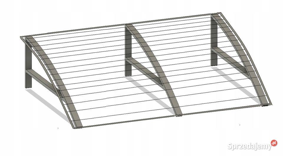 Daszek Zadaszenie drzwi Balkon Taras Aluminiowe Pozostałe Grudziądz