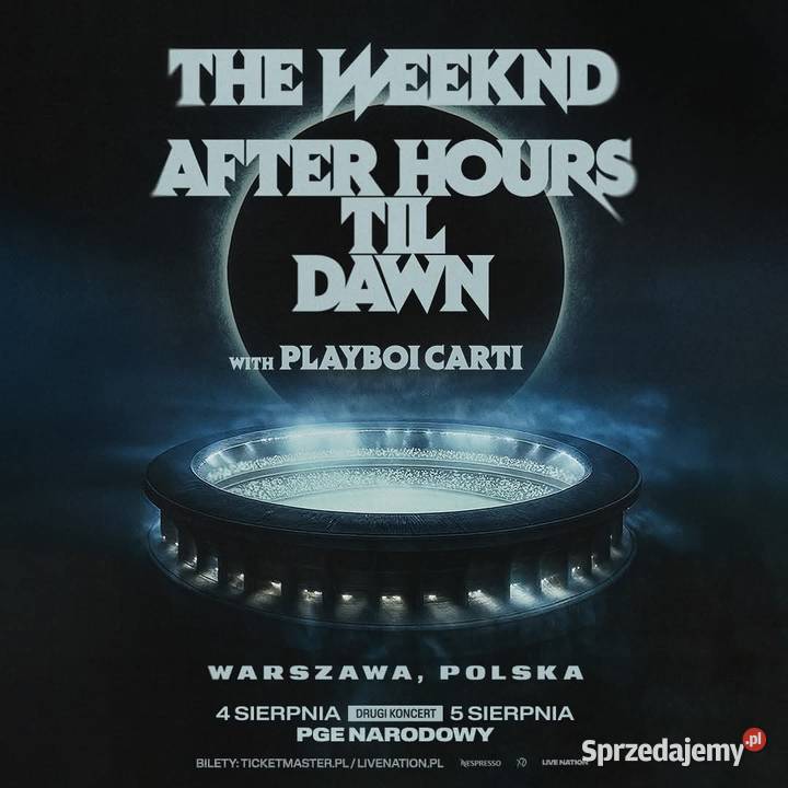 Mam na sprzedaż 2 bilety na koncert The Weekend Bielawa