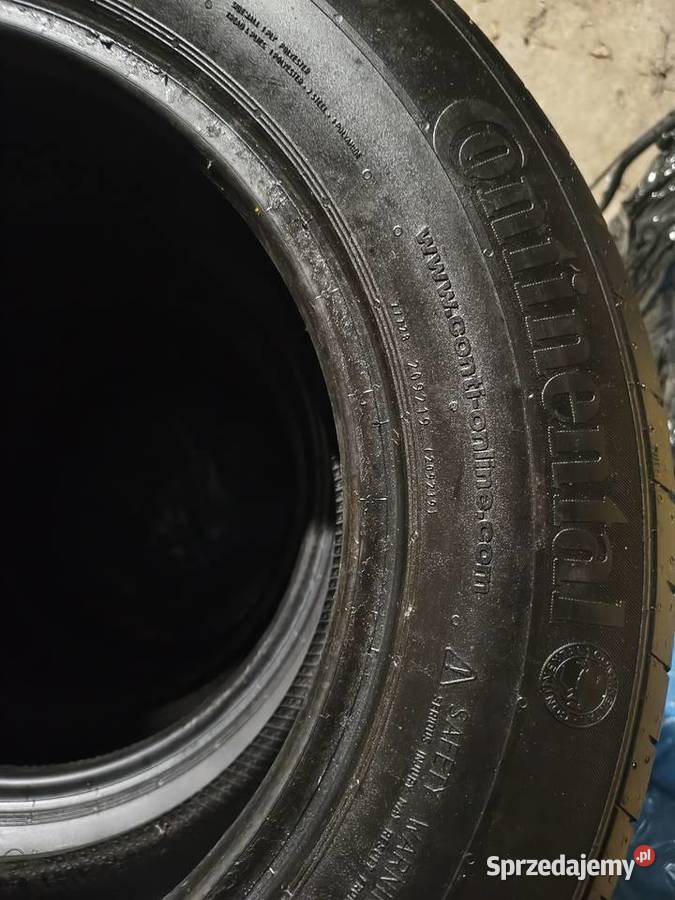 Opony letnie 19565 R15 Continental 65 sprzedam