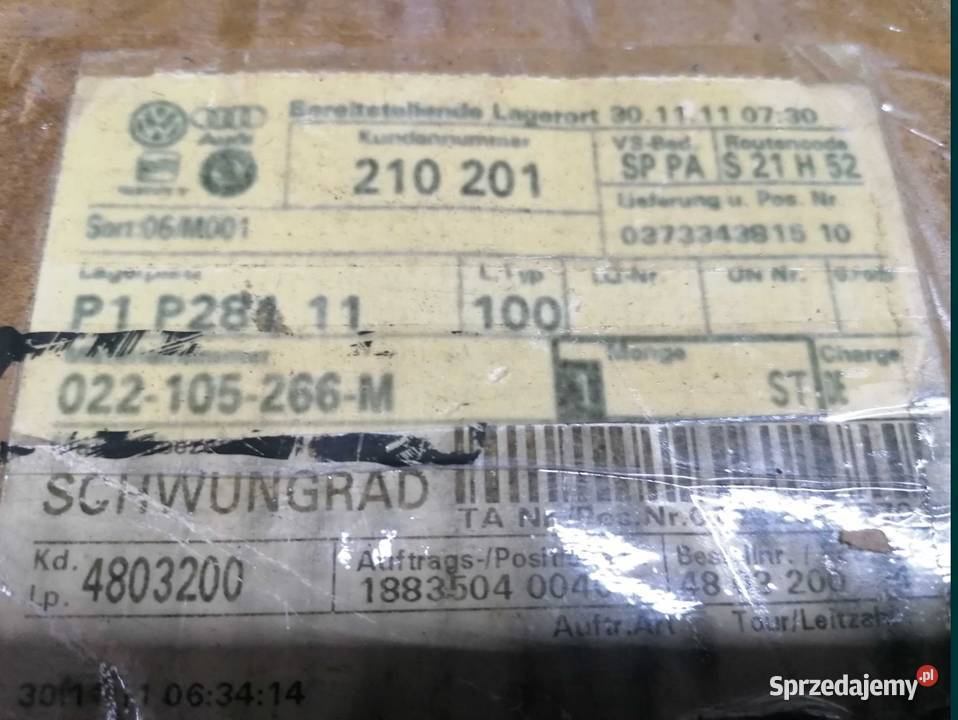 Koło zamachowe vw tuareg 32 V6 220 nowe LUK sprzedam