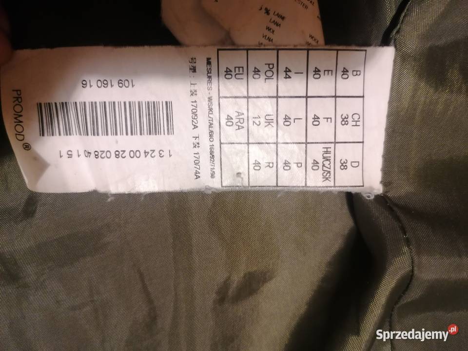 Płaszcz Promod M Gdańsk sprzedam