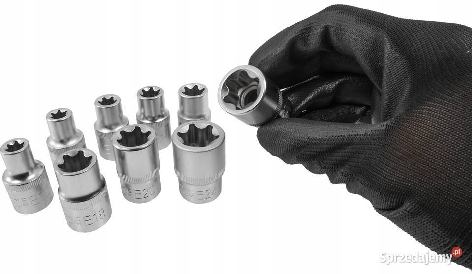 KLUCZE NASADOWE TORX E1024 NASADKI ZESTAW