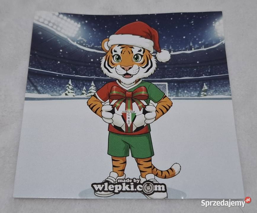 Naklejka tygrysek CKSiak 8x8 wlepki Kolekcje Czeladź sprzedam