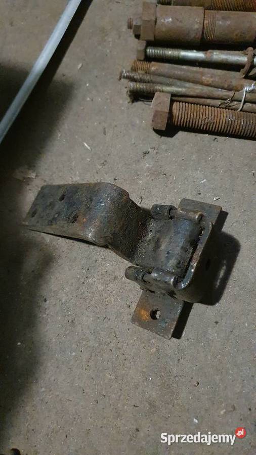 Mocowanie metalowe stare zawiasy drzwi mazowieckie