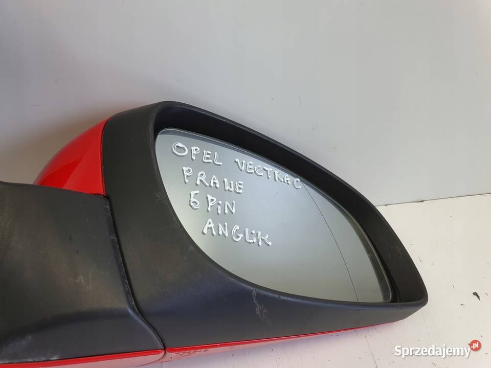 LUSTERKO Opel Vectra C Signum PRAWE PASAŻERA 5 Rudka
