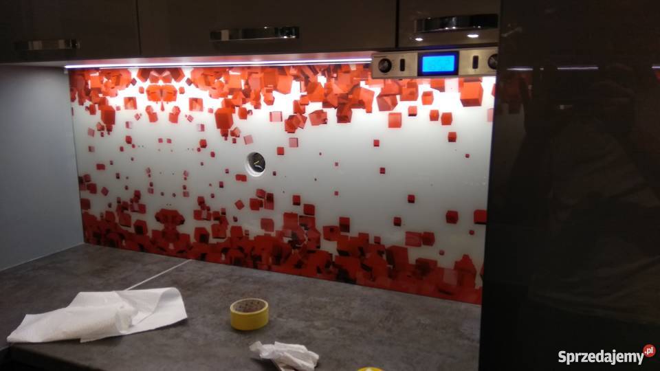 Szklarzszkło hartowanepanele kuchenne lustra