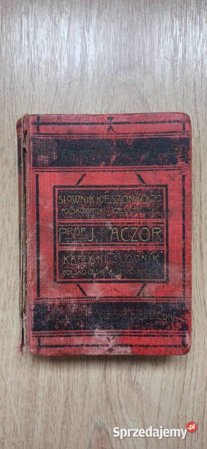 Słownik polskoczeski czeskopolski prof J Kaczor małopolskie Kraków