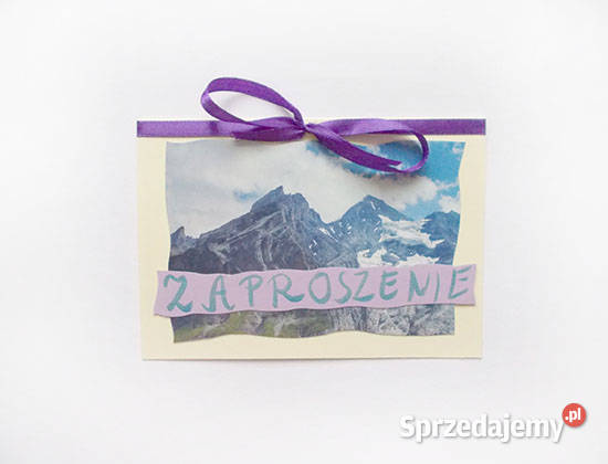 górskie zaproszenie bez tekstu zaproszenie na Biuro Rzeszów