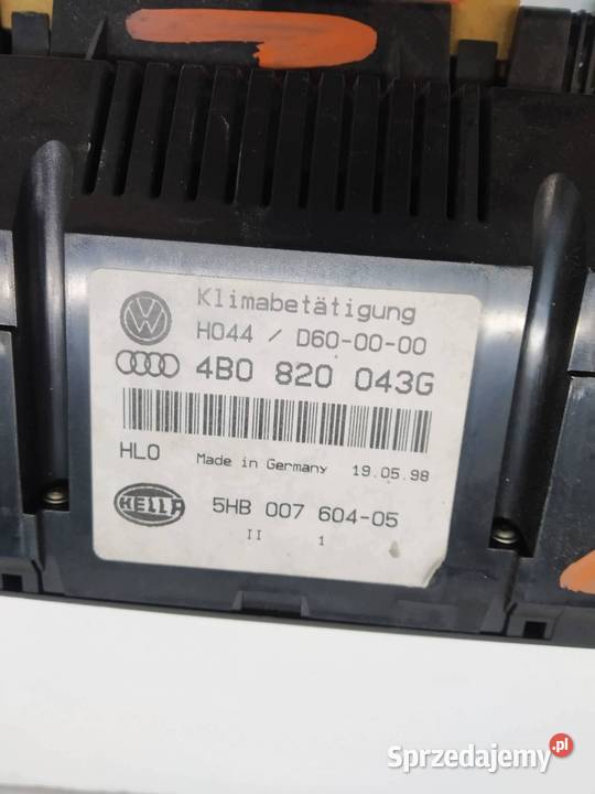 PANEL NAWIEWU 4B0820043G Audi A6 II 19972004 C5 sprzedam
