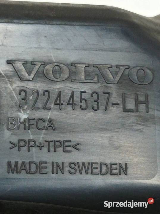 OSŁONA LISTWA BŁOTNIKA USZCZELKA LEWA 32244537 Osłony i zaślepki
