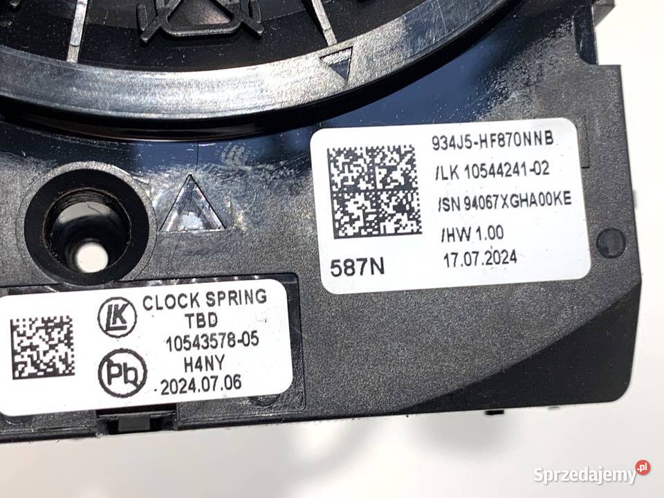 TAŚMA AIRBAG HYUNDAI KONA SX2 934J5HF870NNB SUV