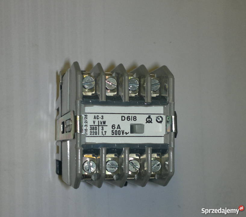 Stycznik d 68 6A 500V DDR cewka 220V śląskie